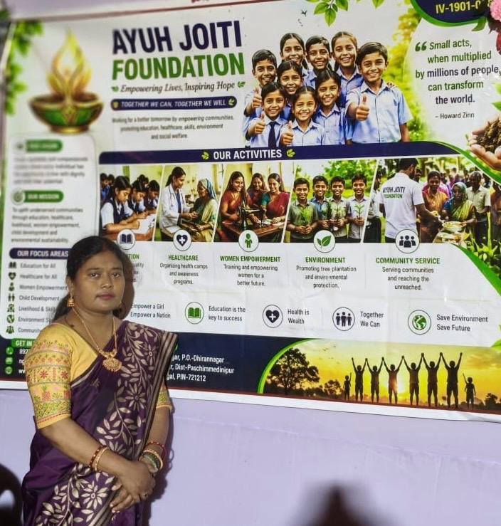 16 অক্টোবর দূর্গা ষষ্ঠী উপলক্ষে বস্ত্র বিতরণ অনুষ্ঠান